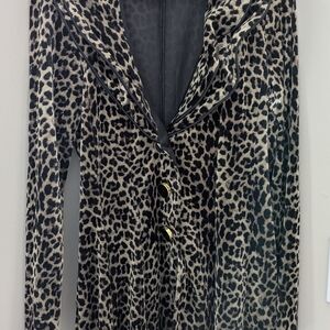 Frank Lyman Design Velvet Long Coat